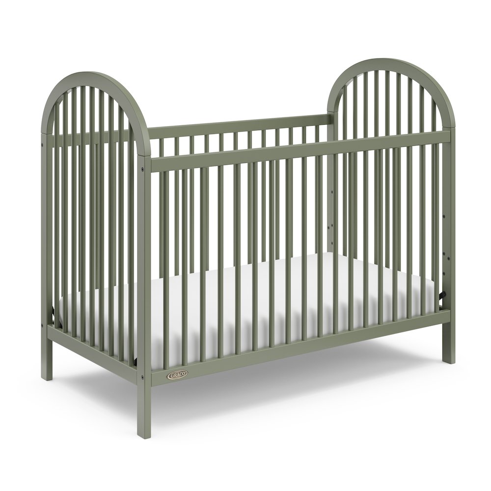Graco Olivia 3-in-1 Convertible Crib (Olive) – GREENGUARD Gold Certified