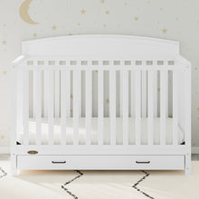 Graco Benton 5-in-1 Convertible Crib with Drawer (White)