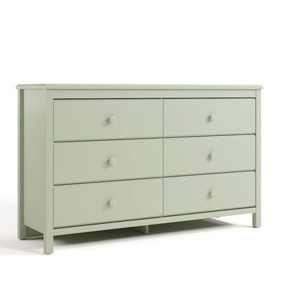 Alpine 6-Drawer Dresser- Sage