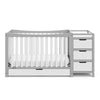 Graco Remi All-in-One Convertible Crib with Drawer and Changer (Pebble Gray)
