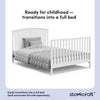 Steveston 5-in-1 Convertible Crib and Changer with Drawer - White