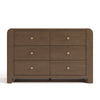 Read-With-Me 6 Drawer Dresser-Hazelnut/Driftwood