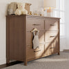 Classic 6 Drawer Dresser- Hazelnut
