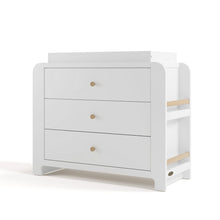Read-With-Me 3 Drawer Chest with Topper -White/Driftwood