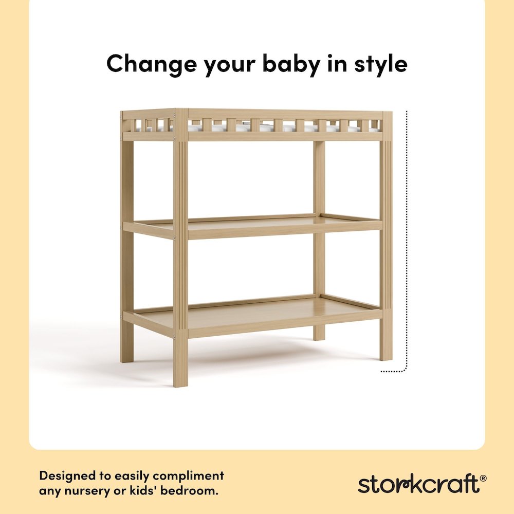 Morningside Changing Table - Driftwood