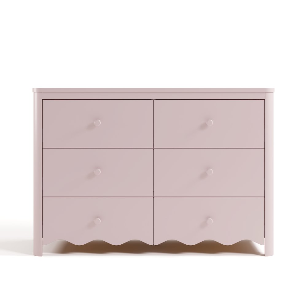 Casablanca 6 Drawer Dresser-Blush
