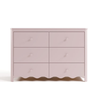 Casablanca 6 Drawer Dresser-Blush