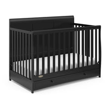 Graco Asheville 4-in-1 Convertible Crib with Drawer (Black)