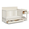 Shiloh Convertible Crib & Changer - Frosted Oat