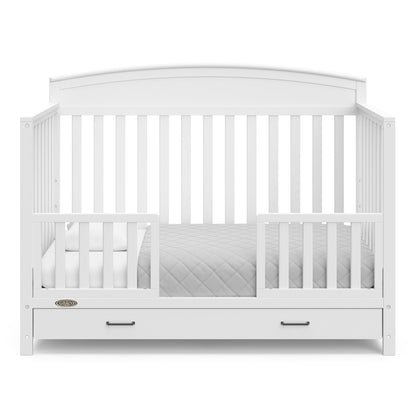 Graco Benton 5-in-1 Convertible Crib with Drawer (White)