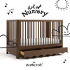 Casablanca Crib With Drawer-Hazelnut