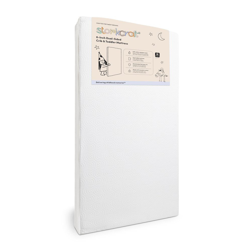 6-Inch Dual-Sided Crib & Toddler Mattress