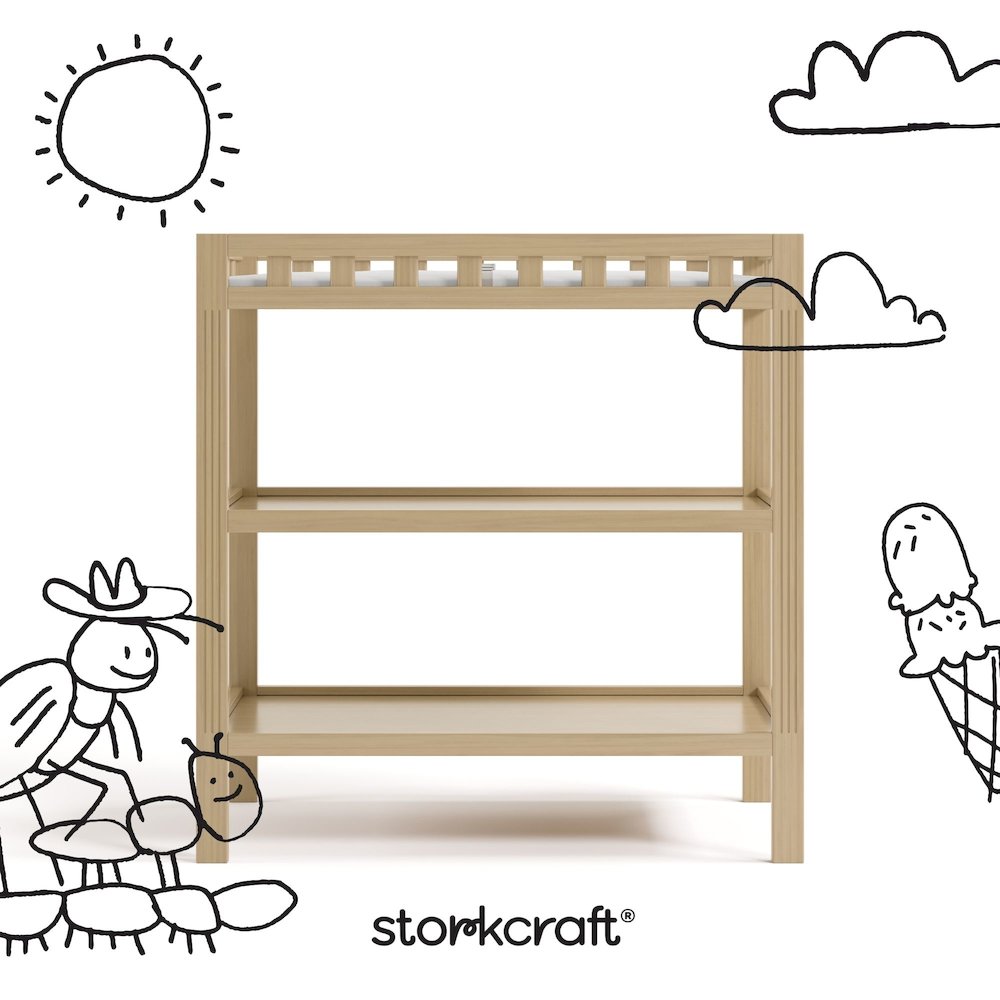 Morningside Changing Table - Driftwood