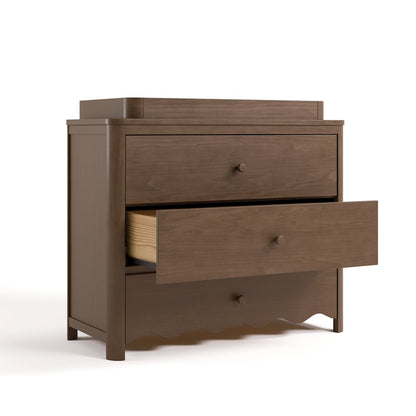 Casablanca 3 Drawer Chest With Topper-Hazelnut