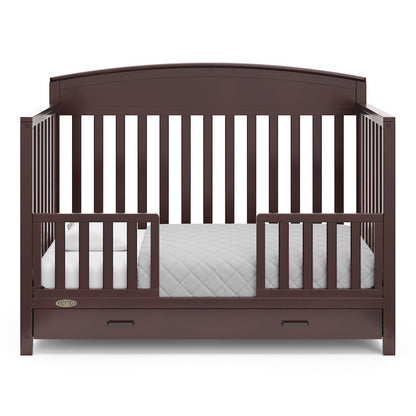 Graco Benton 5-in-1 Convertible Crib with Drawer (Espresso)