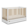 Graco Teddi 5-in-1 Convertible Crib with Drawer - White with Driftwood