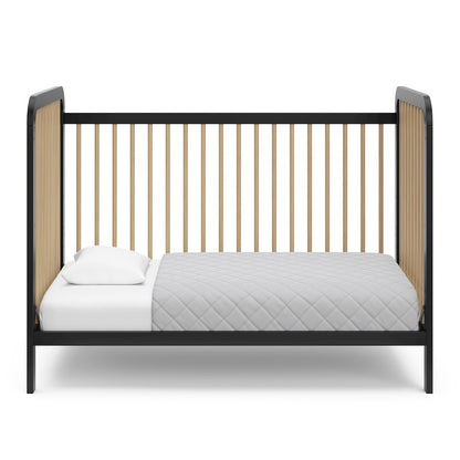 Storkcraft Pasadena 3-in-1 Convertible Crib - Black with Driftwood