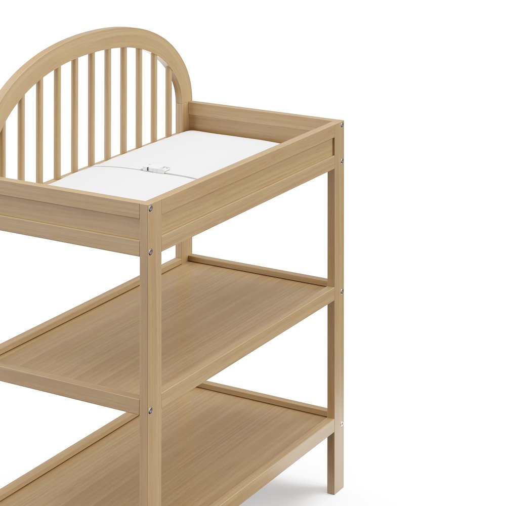 Graco Olivia Changing Table with Water-Resistant Changing Pad (Driftwood)