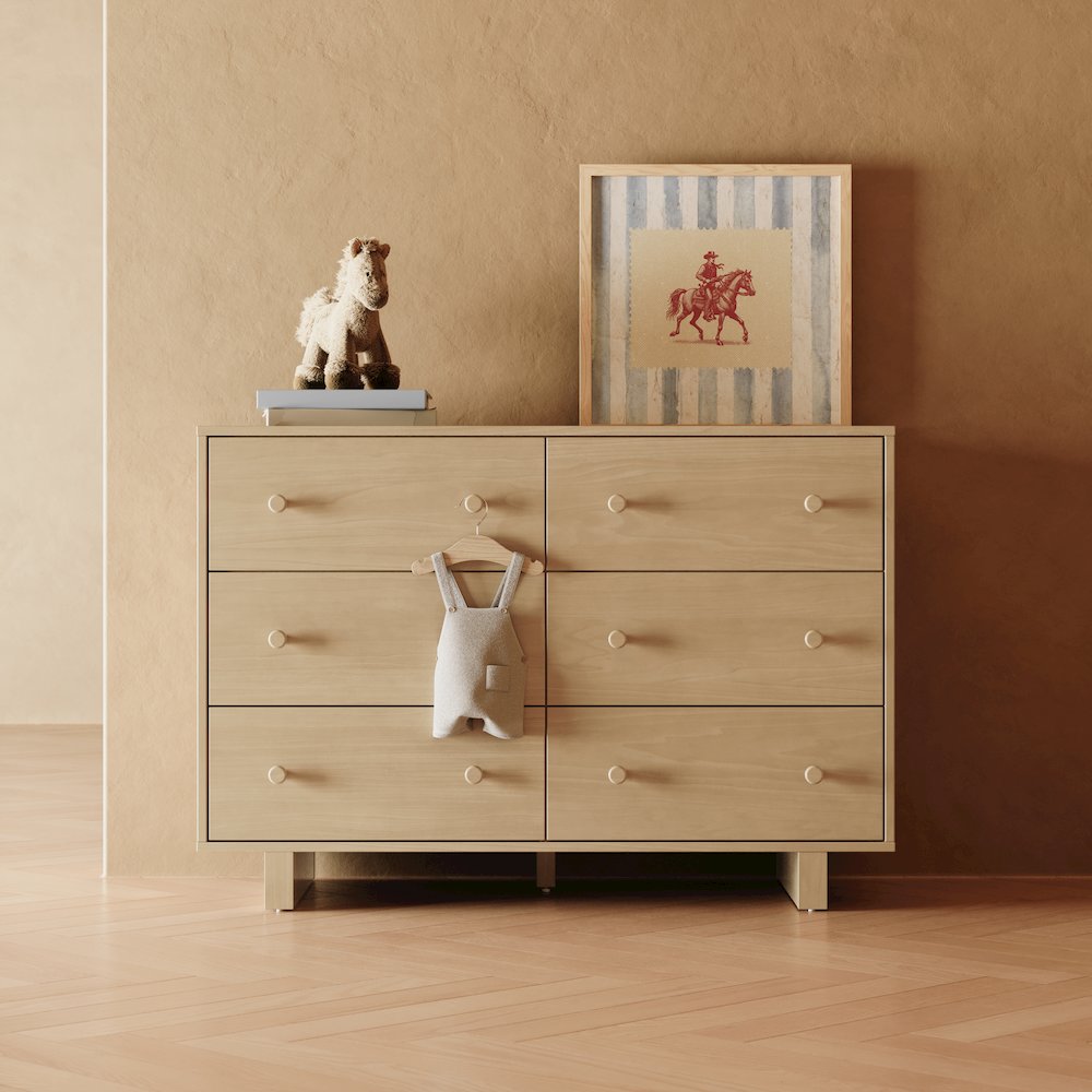 Texas 6 Drawer Dresser-Driftwood