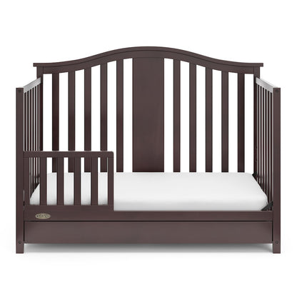 Graco Solano 4-in-1 Convertible Crib with Drawer - Espresso