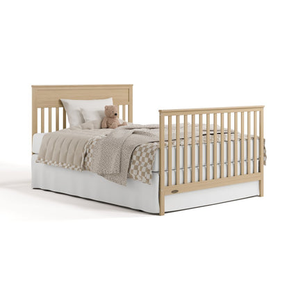 Shiloh Convertible Crib with Drawer - Driftwood
