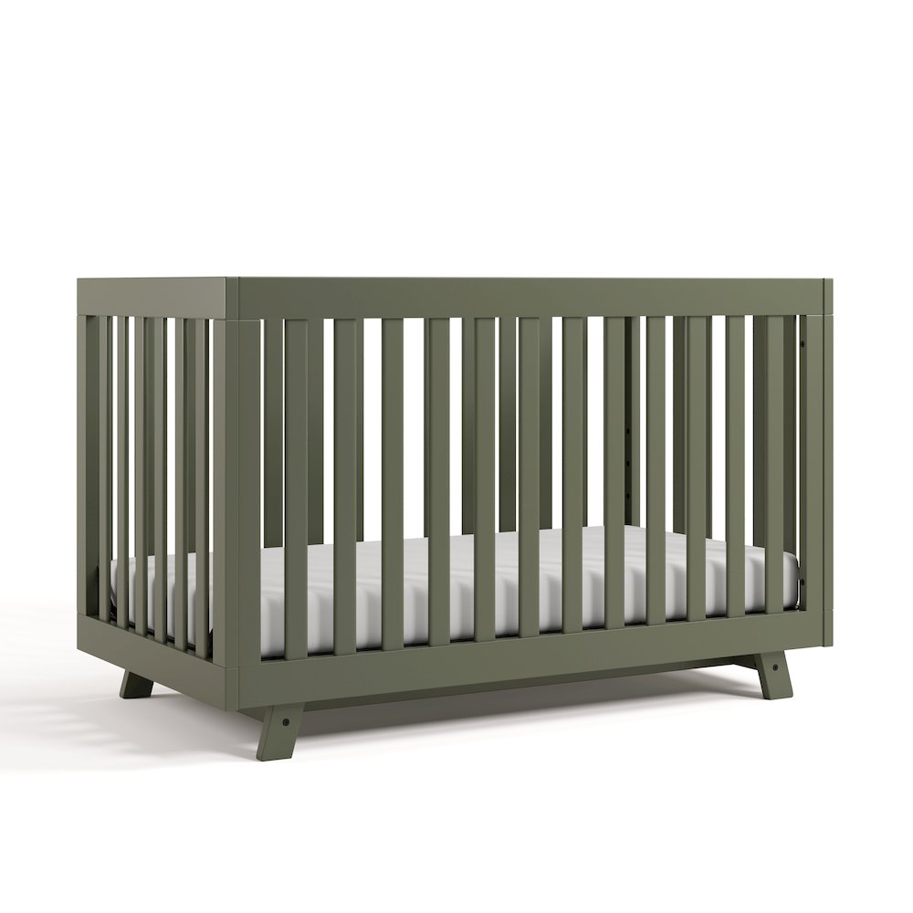 Storkcraft Beckett 3-in-1 Convertible Crib (Olive)