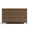 Alpine 6-Drawer Dresser- Hazelnut