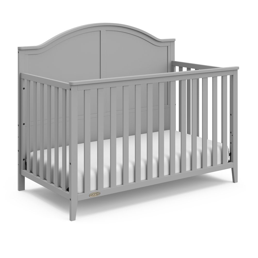 Graco Wilfred 5-in-1 Convertible Crib (Pebble Gray) – GREENGUARD Gold Certified