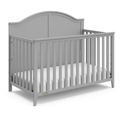 Graco Wilfred 5-in-1 Convertible Crib (Pebble Gray) – GREENGUARD Gold Certified