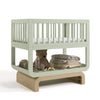 Santorini Deluxe 3-in-1 Convertible Bassinet - Sage/Driftwood