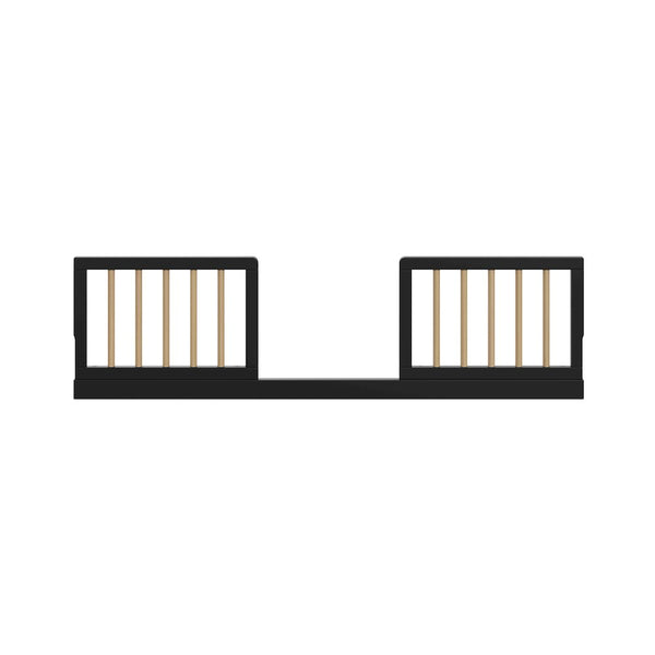 Graco Universal Toddler Safety Guardrail Kit-Dowel - Black with Driftwood