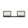 Graco Universal Toddler Safety Guardrail Kit-Dowel - Black with Driftwood