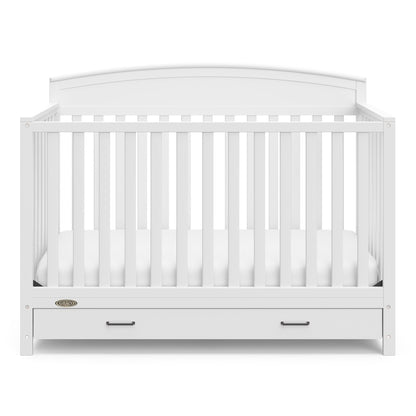 Graco Benton 5-in-1 Convertible Crib with Drawer (White)