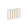 Graco Toddler Safety Guardrail (Dowels) - White with Driftwood