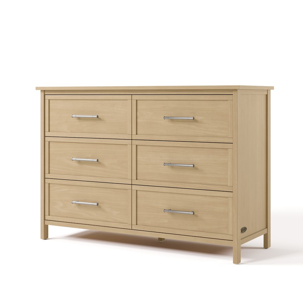 Classic 6 Drawer Dresser- Driftwood
