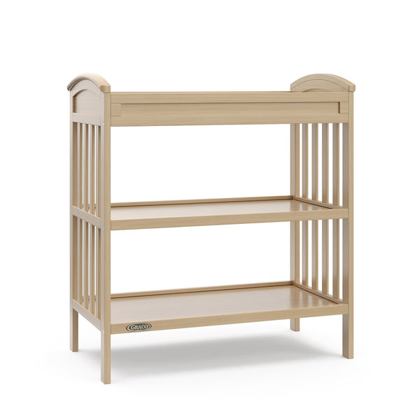 Graco Benton Changing Table with Bonus Water-Resistant Changing Pad - Driftwood