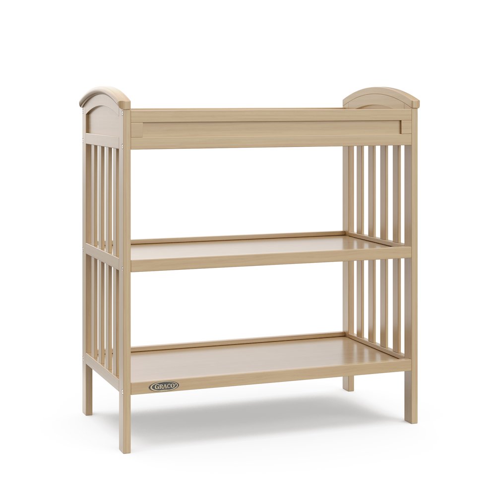 Graco Benton Changing Table with Bonus Water-Resistant Changing Pad - Driftwood