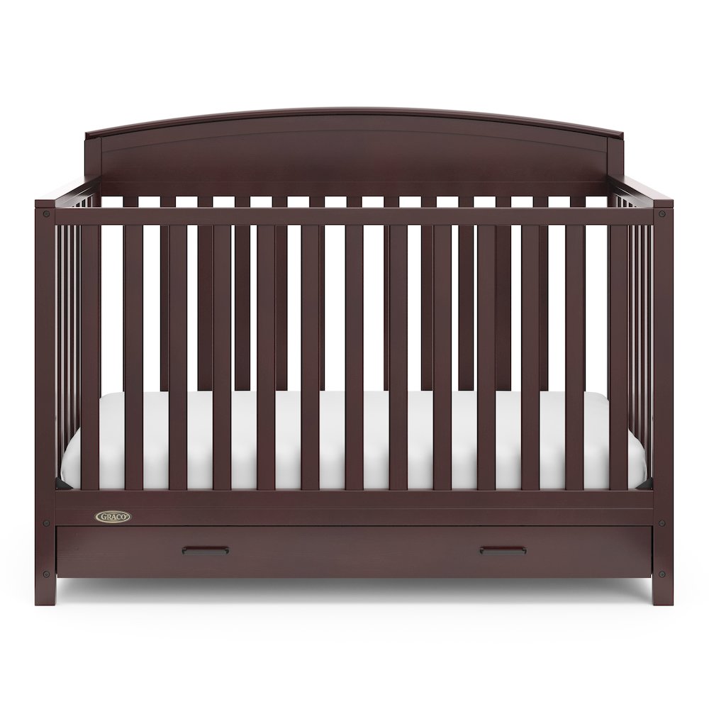 Graco Benton 5-in-1 Convertible Crib with Drawer (Espresso)