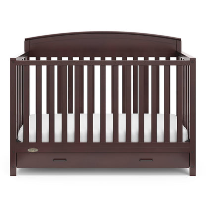 Graco Benton 5-in-1 Convertible Crib with Drawer (Espresso)