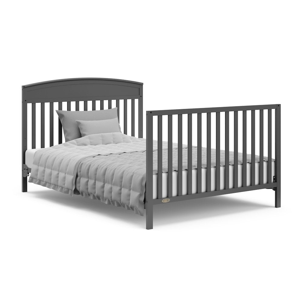 Graco Benton 5-in-1 Convertible Crib (Gray)