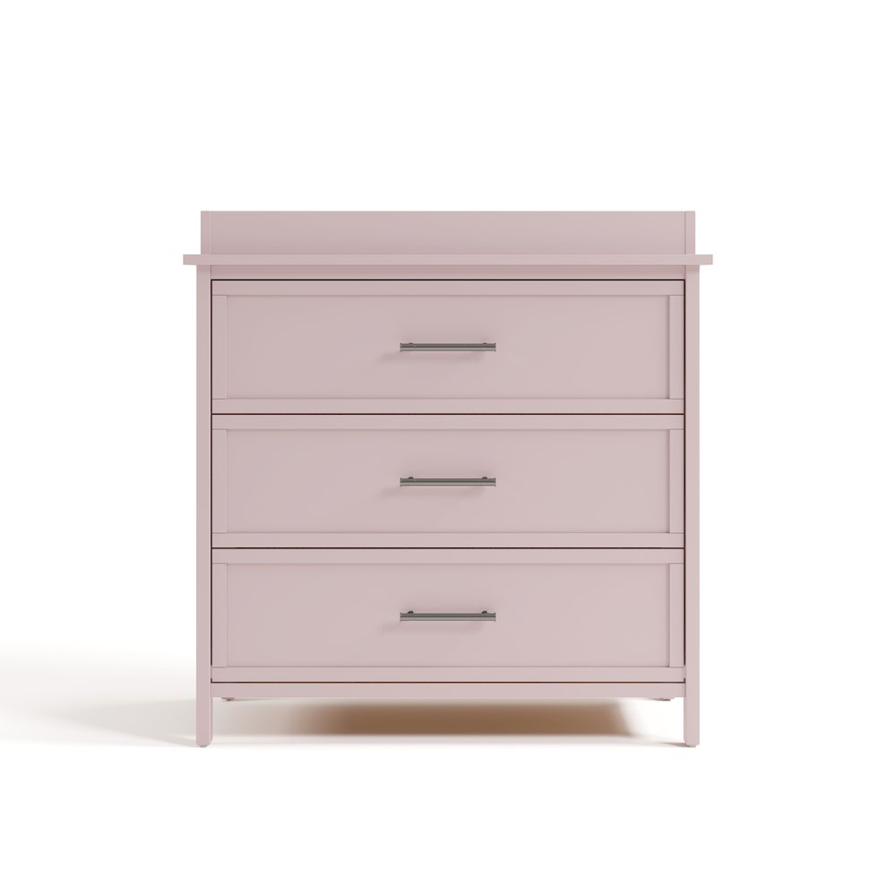 Classic 3 Drawer Chest with Topper- Blush