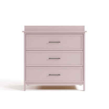 Classic 3 Drawer Chest with Topper- Blush