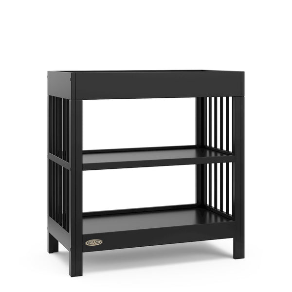 Graco Teddi Changing Table with Water-Resistant Changing Pad - Black