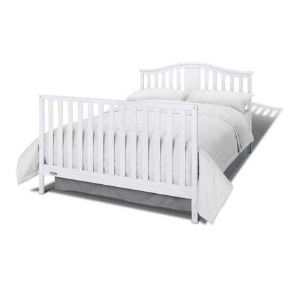 Graco Solano 4-in-1 Convertible Crib & Changer with Drawer - White