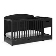 Graco Bellwood 5-in-1 Convertible Crib & Changer with Drawer (Black)