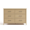 Classic 6 Drawer Dresser- Driftwood
