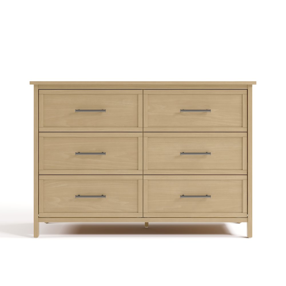 Classic 6 Drawer Dresser- Driftwood