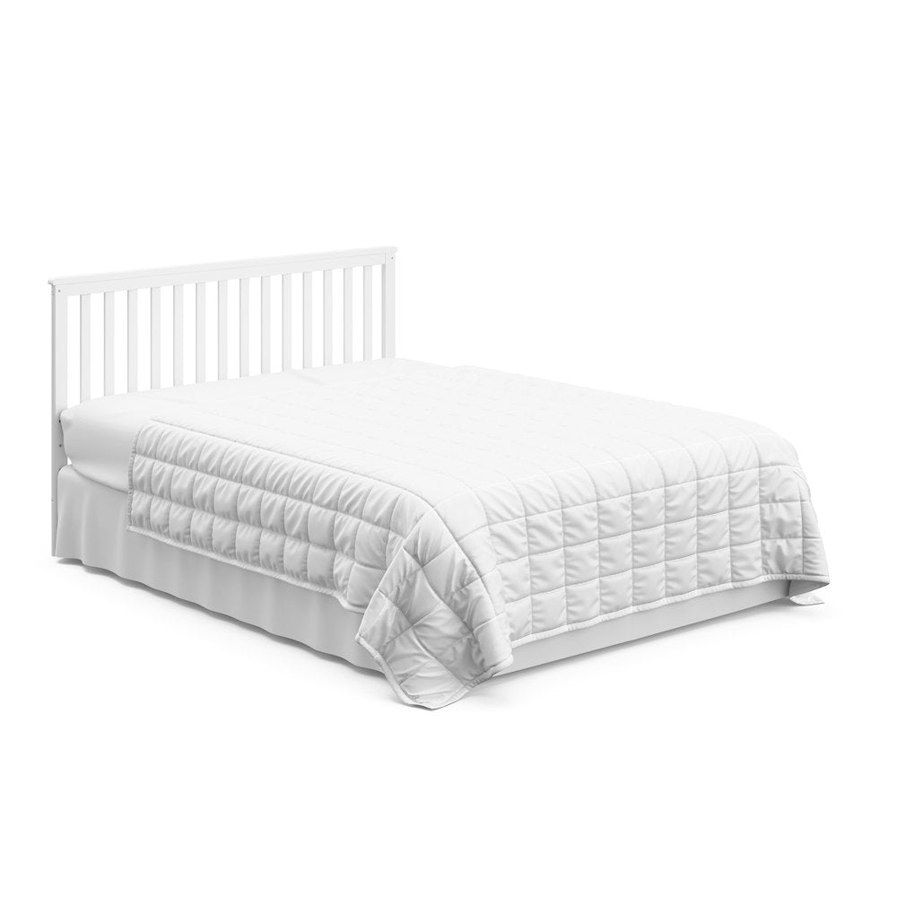 Storkcraft Hillcrest 4-in-1 Convertible Crib - White
