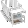 Graco Solano 4-in-1 Convertible Crib & Changer with Drawer - White