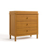 Rio 3 Drawer Chest with Topper-Almond